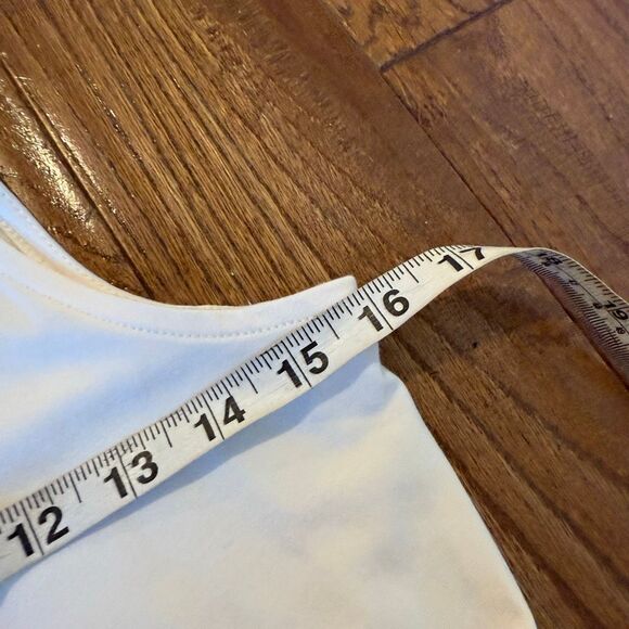 Loft NWT cream poplin bubble hem midi dress size 6 - Picture 11 of 12